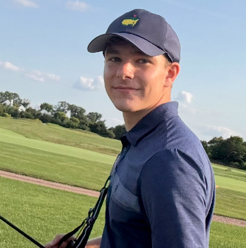 KT on the golf course